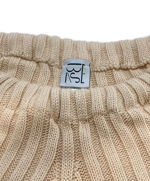 BASERANGE（ベースレンジ）BASERANGE (ベースレンジ) ニットパンツ ベージュ サイズ:Sの古着・服飾アイテム