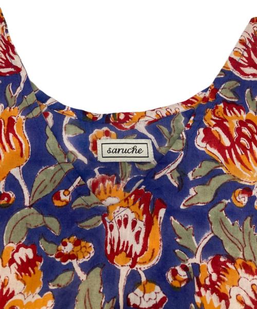 saruche（サルーチェ）saruche (サルーチェ) 総柄ワンピース ネイビー サイズ:FREEの古着・服飾アイテム