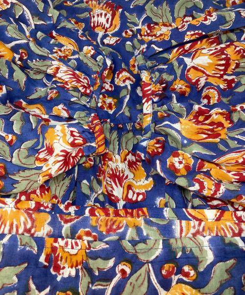 saruche（サルーチェ）saruche (サルーチェ) 総柄ワンピース ネイビー サイズ:FREEの古着・服飾アイテム