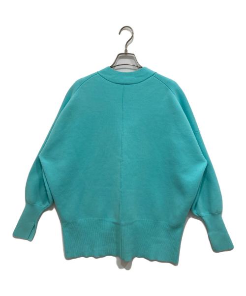 Adam et Rope（アダム エ ロペ）Adam et Rope (アダム エ ロペ) オーガニックコットンスウェットライクカーディガン スカイブルー サイズ:Freeの古着・服飾アイテム