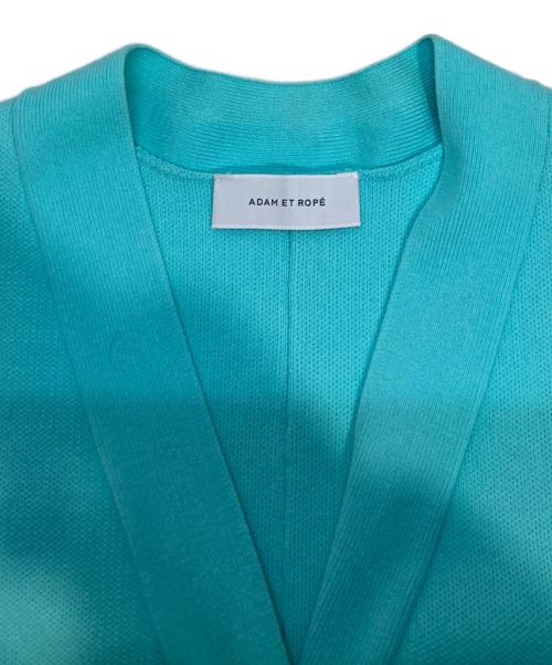 Adam et Rope（アダム エ ロペ）Adam et Rope (アダム エ ロペ) オーガニックコットンスウェットライクカーディガン スカイブルー サイズ:Freeの古着・服飾アイテム