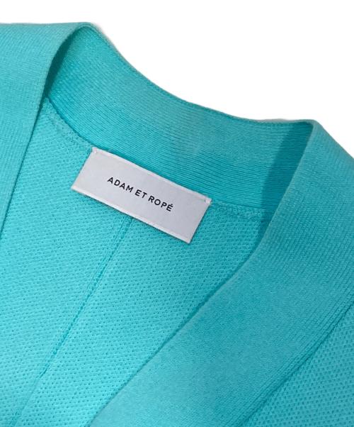 Adam et Rope（アダム エ ロペ）Adam et Rope (アダム エ ロペ) オーガニックコットンスウェットライクカーディガン スカイブルー サイズ:Freeの古着・服飾アイテム