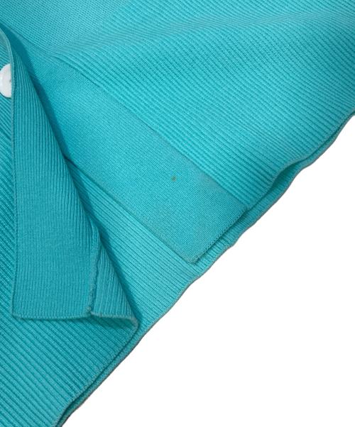 Adam et Rope（アダム エ ロペ）Adam et Rope (アダム エ ロペ) オーガニックコットンスウェットライクカーディガン スカイブルー サイズ:Freeの古着・服飾アイテム