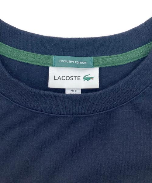 LACOSTE（ラコステ）LACOSTE (ラコステ) BEAMS (ビームス) 別注 ロングスリーブカットソー ネイビー サイズ:Sの古着・服飾アイテム