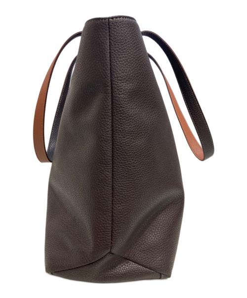 U.A. GreenLabelRelaxing（ユナイテッドアローズグリーンレーベル リラクシング）U.A. GreenLabelRelaxing (ユナイテッドアローズグリーンレーベル リラクシング) シボ レザーライク ジップ トート バッグの古着・服飾アイテム