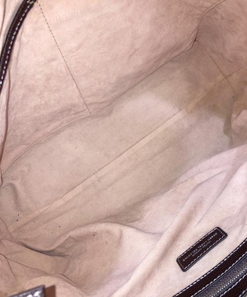 U.A. GreenLabelRelaxing（ユナイテッドアローズグリーンレーベル リラクシング）U.A. GreenLabelRelaxing (ユナイテッドアローズグリーンレーベル リラクシング) シボ レザーライク ジップ トート バッグの古着・服飾アイテム