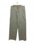AURALEE（オーラリー）の古着「WASHESD FINX TWILL EASY WIDE PANTS」｜グリーン