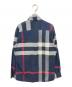 BURBERRY LONDON (バーバリーロンドン) ノヴァチェックシャツ ネイビー サイズ:M：20000円