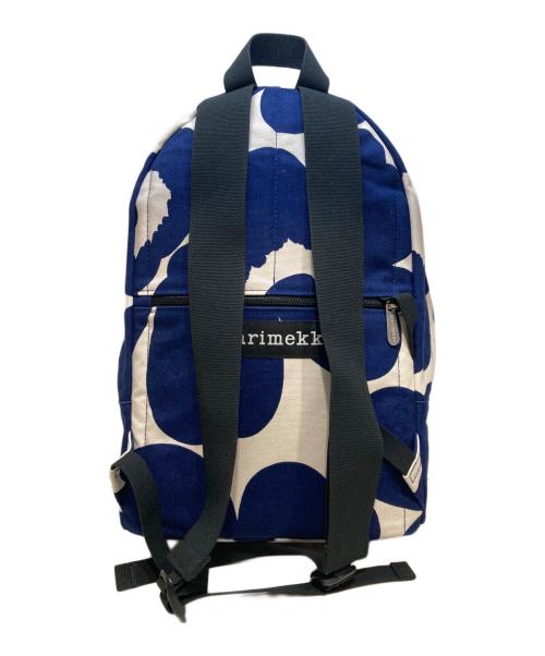 marimekko（マリメッコ）marimekko (マリメッコ) Enni Unikko バックパック ブルー×ホワイトの古着・服飾アイテム