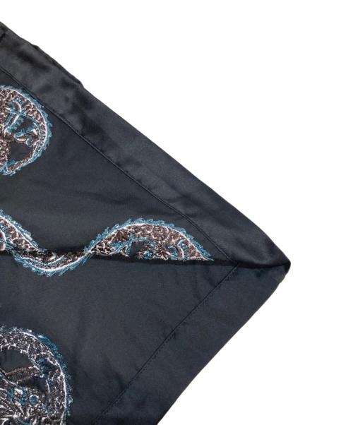 ROTOL（ロトル）ROTOL (ロトル) jieda (ジエダ) 刺繍オープンカラーシャツ ブラック サイズ:Mの古着・服飾アイテム