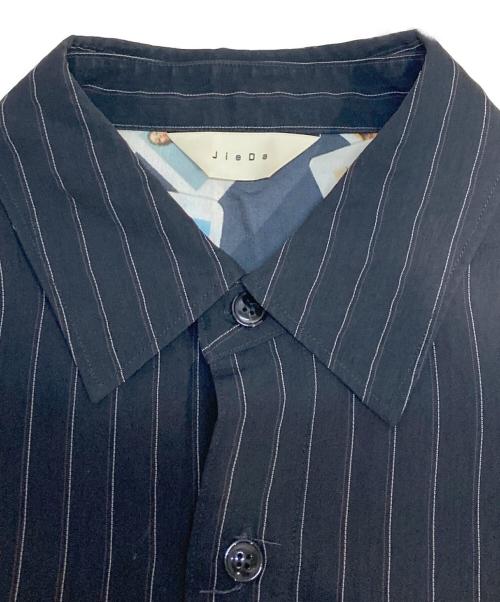 jieda（ジエダ）jieda (ジエダ) RAYON STRIPE TAPE OVER ブラック サイズ:M程度の古着・服飾アイテム