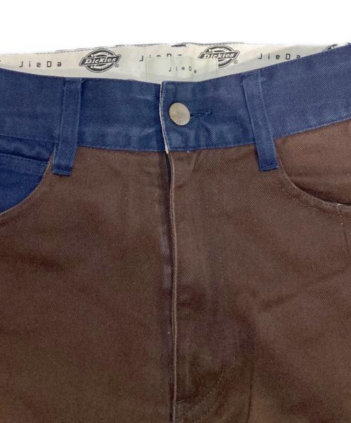 jieda（ジエダ）jieda (ジエダ) Dickies (ディッキーズ) swiching pants ブラウン×ネイビー サイズ:Sの古着・服飾アイテム