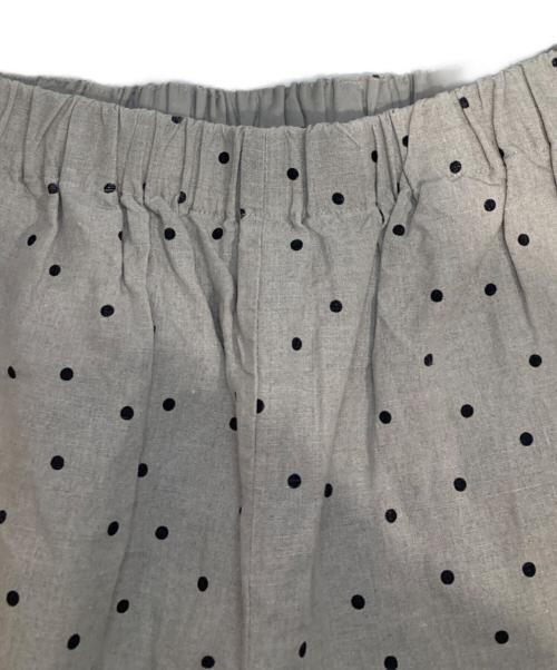 URBAN RESEARCH DOORS（アーバンリサーチドアーズ）URBAN RESEARCH DOORS (アーバンリサーチドアーズ) リネンドットイージーパンツ ベージュ サイズ:Mの古着・服飾アイテム