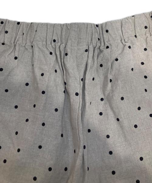 URBAN RESEARCH DOORS（アーバンリサーチドアーズ）URBAN RESEARCH DOORS (アーバンリサーチドアーズ) リネンドットイージーパンツ ベージュ サイズ:Mの古着・服飾アイテム