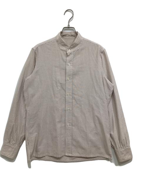 ANATOMICA（アナトミカ）ANATOMICA (アナトミカ) バンドカラーシャツ ブラウン サイズ:Mの古着・服飾アイテム