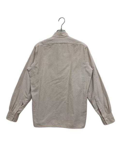 ANATOMICA（アナトミカ）ANATOMICA (アナトミカ) バンドカラーシャツ ブラウン サイズ:Mの古着・服飾アイテム