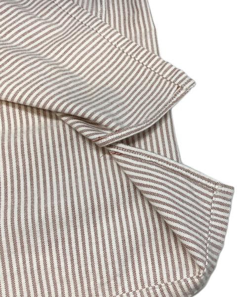 ANATOMICA（アナトミカ）ANATOMICA (アナトミカ) バンドカラーシャツ ブラウン サイズ:Mの古着・服飾アイテム