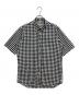 INDIVIDUALIZED SHIRTS（インディビジュアライズドシャツ）の古着「半袖ボタンダウンシャツ」｜ブラック