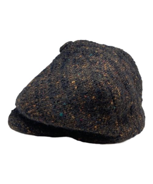 STUDIO DONEGAL（スタジオ ドネゴール）studio donegal (スタジオ ドネゴール) ツイードキャスケット ブラウン サイズ:Mの古着・服飾アイテム