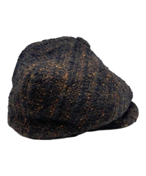 STUDIO DONEGAL（スタジオ ドネゴール）studio donegal (スタジオ ドネゴール) ツイードキャスケット ブラウン サイズ:Mの古着・服飾アイテム