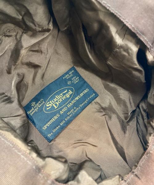 STUDIO DONEGAL（スタジオ ドネゴール）studio donegal (スタジオ ドネゴール) ツイードキャスケット ブラウン サイズ:Mの古着・服飾アイテム