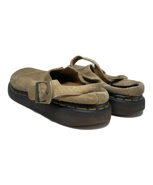 Dr.Martens（ドクターマーチン）Dr.Martens (ドクターマーチン) ISHAMミュールサンダル ベージュ サイズ:UK7 USM8の古着・服飾アイテム