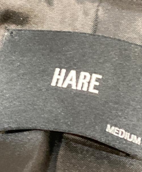 HARE（ハレ）HARE (ハレ) レイヤードジップブルゾン ブラック サイズ:Ｍの古着・服飾アイテム