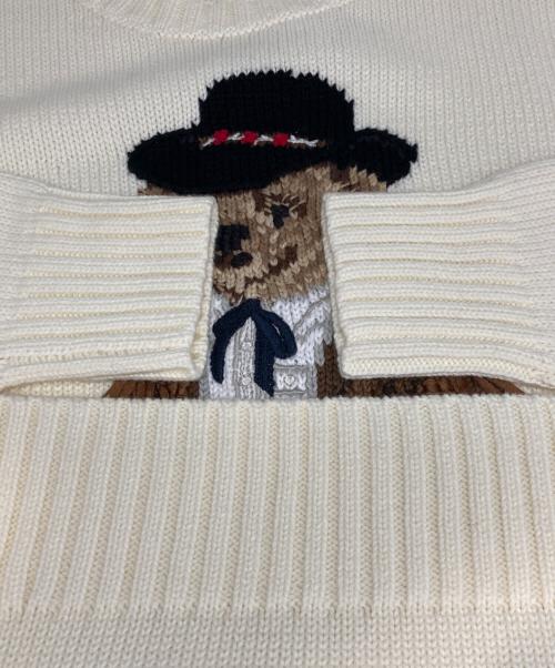 POLO RALPH LAUREN（ポロ・ラルフローレン）POLO RALPH LAUREN (ポロ・ラルフローレン) ポロベアニット アイボリー サイズ:S 未使用品の古着・服飾アイテム