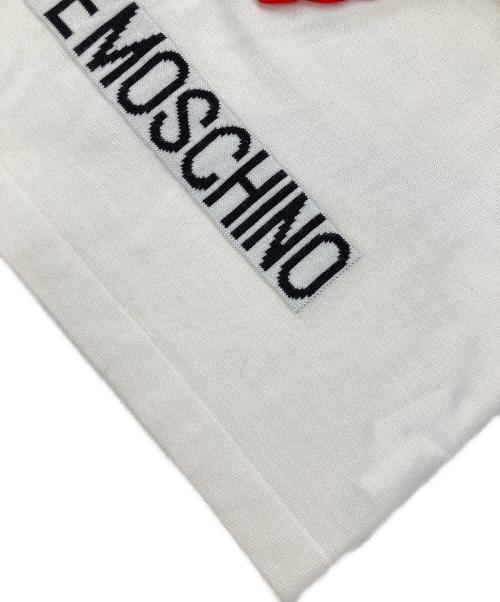 LOVE MOSCHINO（ラブモスキーノ）LOVE MOSCHINO (ラブモスキーノ) Textured Heart Knit Sweater アイボリー サイズ:Sの古着・服飾アイテム