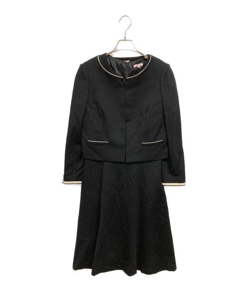 TOCCA（トッカ）TOCCA (トッカ) アンサンブルリボンワンピース ブラック サイズ:SIZE4(L程度):ジャケット(6:XL相当)の古着・服飾アイテム