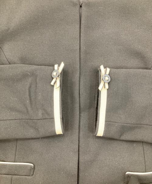 TOCCA（トッカ）TOCCA (トッカ) アンサンブルリボンワンピース ブラック サイズ:SIZE4(L程度):ジャケット(6:XL相当)の古着・服飾アイテム