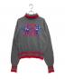 Vivienne Westwood RED LABEL（ヴィヴィアンウエストウッドレッドレーベル）の古着「テディベアタートルネックニット」｜グレー