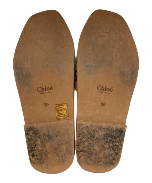 Chloe（クロエ）Chloe (クロエ) WOODY ミュール ベージュ サイズ:Mの古着・服飾アイテム