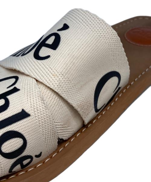 Chloe（クロエ）Chloe (クロエ) WOODY ミュール ベージュ サイズ:Mの古着・服飾アイテム