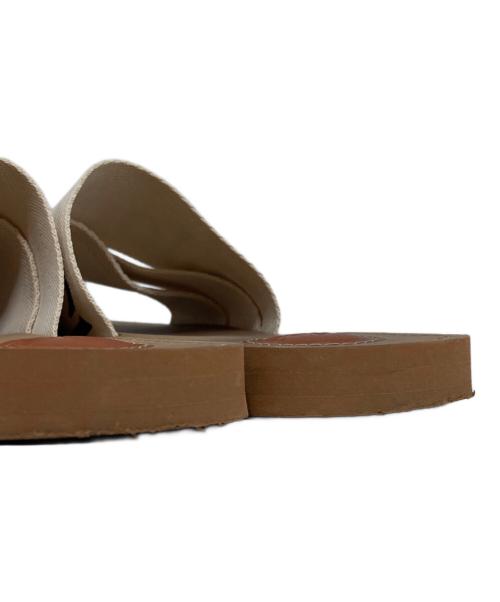 Chloe（クロエ）Chloe (クロエ) WOODY ミュール ベージュ サイズ:Mの古着・服飾アイテム