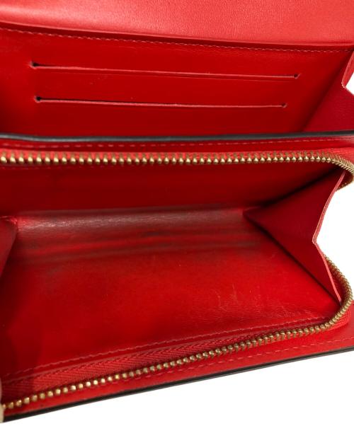 LOUIS VUITTON（ルイ ヴィトン）LOUIS VUITTON (ルイ ヴィトン) ポルトフォイユ・フロール コンパクト レッド×ブラウンの古着・服飾アイテム