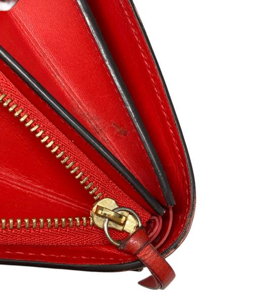 LOUIS VUITTON（ルイ ヴィトン）LOUIS VUITTON (ルイ ヴィトン) ポルトフォイユ・フロール コンパクト レッド×ブラウンの古着・服飾アイテム