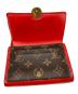 中古・古着 LOUIS VUITTON (ルイ ヴィトン) ポルトフォイユ・フロール コンパクト レッド×ブラウン：18000円