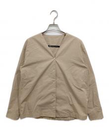 nicholson and nicholson（ニコルソンアンドニコルソン）の古着「Vネックシャツ」｜ベージュ