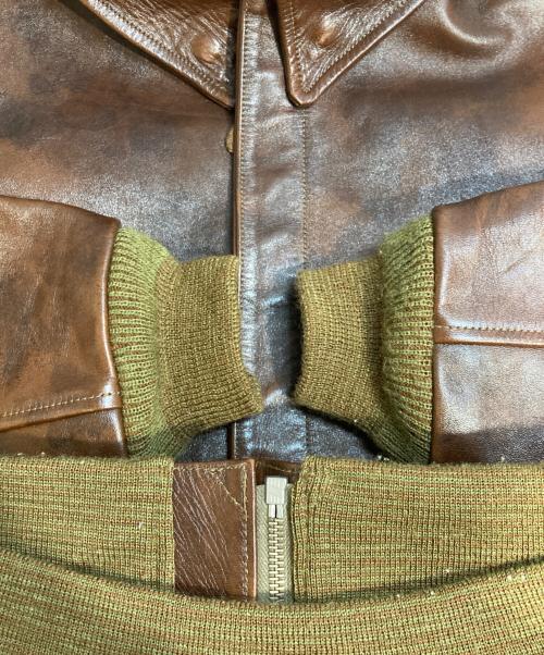 BUZZ RICKSON'S（バズリクソンズ）BUZZ RICKSON'S (バズリクソンズ) A-2ホースハイドザージャケット ブラウン サイズ:40(L)の古着・服飾アイテム