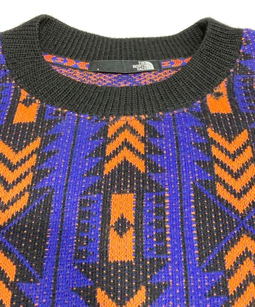 THE NORTH FACE（ザ ノース フェイス）THE NORTH FACE (ザ ノース フェイス) RAGE Sweater ネイビー×オレンジ サイズ:Lの古着・服飾アイテム