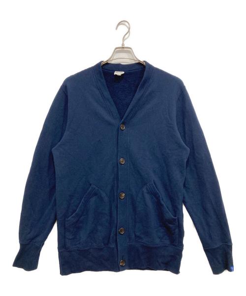 LOOPWHEELER（ループウィラー）LOOPWHEELER (ループウィラー) LW180 スウェットカーディガン ネイビー サイズ:XLの古着・服飾アイテム