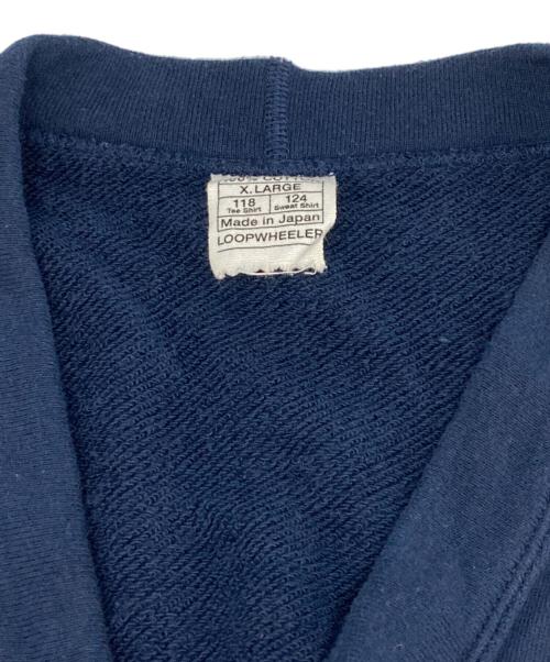 LOOPWHEELER（ループウィラー）LOOPWHEELER (ループウィラー) LW180 スウェットカーディガン ネイビー サイズ:XLの古着・服飾アイテム