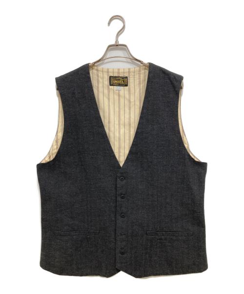 ORGUEIL（オルゲイユ）ORGUEIL (オルゲイユ) Workers Gilet グレー サイズ:Lの古着・服飾アイテム