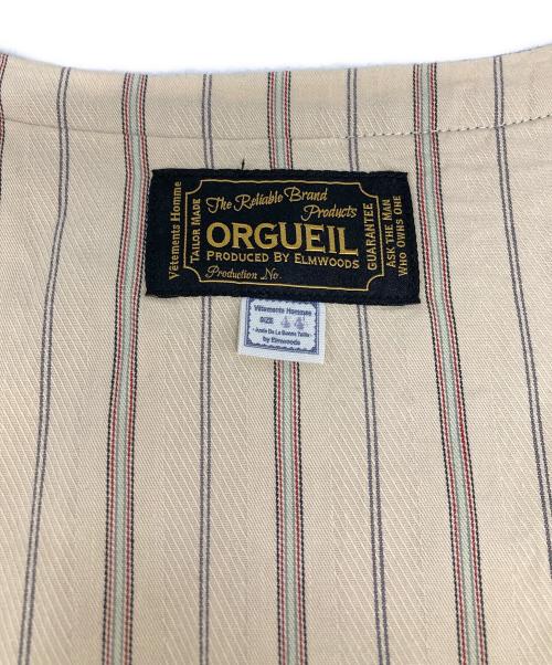 ORGUEIL（オルゲイユ）ORGUEIL (オルゲイユ) Workers Gilet グレー サイズ:Lの古着・服飾アイテム