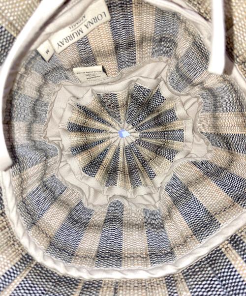 Lorna Murray（ローナマーレイ）LORNA MURRAY (ローナマーレイ) カプリハット ブラック×ベージュ サイズ:Mの古着・服飾アイテム