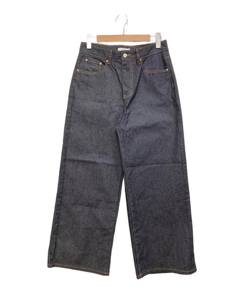 INTER FACTORY（インター ファクトリー）INTER FACTORY (インター ファクトリー) hyoma リジットデニムパンツ インディゴ サイズ:Mの古着・服飾アイテム