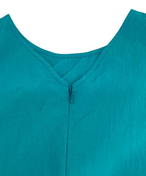 green label relaxing（グリーンレーベルリラクシング）green label relaxing (グリーンレーベルリラクシング) マシンウォッシャブルティアードワンピース スカイブルー サイズ:Freeの古着・服飾アイテム