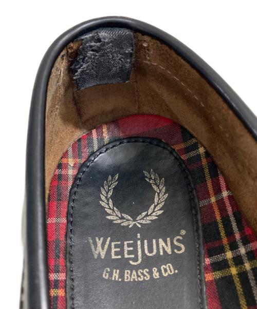 G.H.BASS（ジーエイチバス）G.H.BASS (ジーエイチバス) FRED PERRY (フレッドペリー) タッセルローファー ブラック サイズ:US8の古着・服飾アイテム