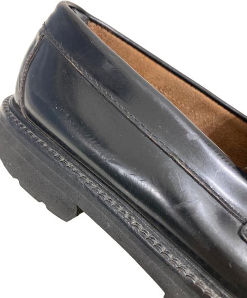 G.H.BASS（ジーエイチバス）G.H.BASS (ジーエイチバス) FRED PERRY (フレッドペリー) タッセルローファー ブラック サイズ:US8の古着・服飾アイテム